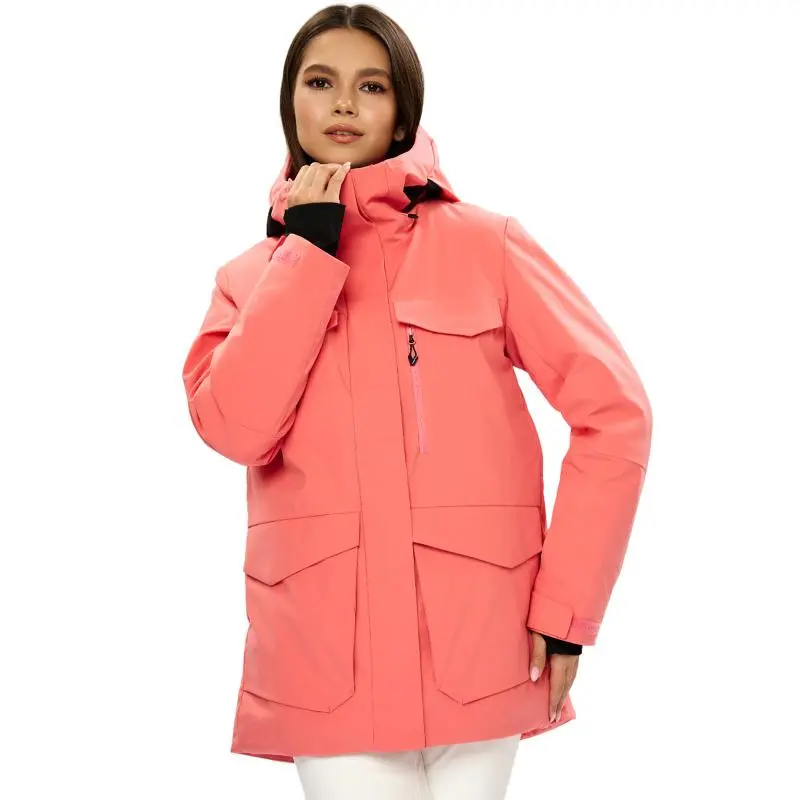 Куртка TISENTELE женская дюбари красная 554048 от магазина Супер Спорт